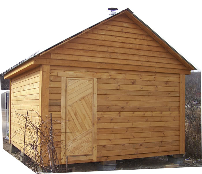 Баня из профилированного бруса перевозная