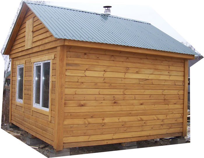 Баня из профилированного бруса перевозная